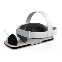 Accesorios de VR, estación de carga de almacenamiento de gafas inteligentes, auriculares portátiles, controlador de juego, base de carga para oculus meta Quest 2 3