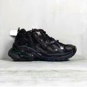 Luxury Fashion Trend Breathable Lace-up Soft Soled Cushioned Running <b>Shoes</b> Mesh Fabric Lightweight Sneakers Balenciages - Product Image 4