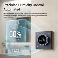 Termostato WiFi para Calefacción por Suelo Radiante, 220V, Compatible con 7 Idiomas, Programación Inteligente para Apartamentos y Hogares