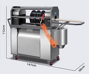 Machine à peler la canne à sucre multifonctionnelle électrique commerciale 750W pour le traitement des fruits et légumes - Product Image 5
