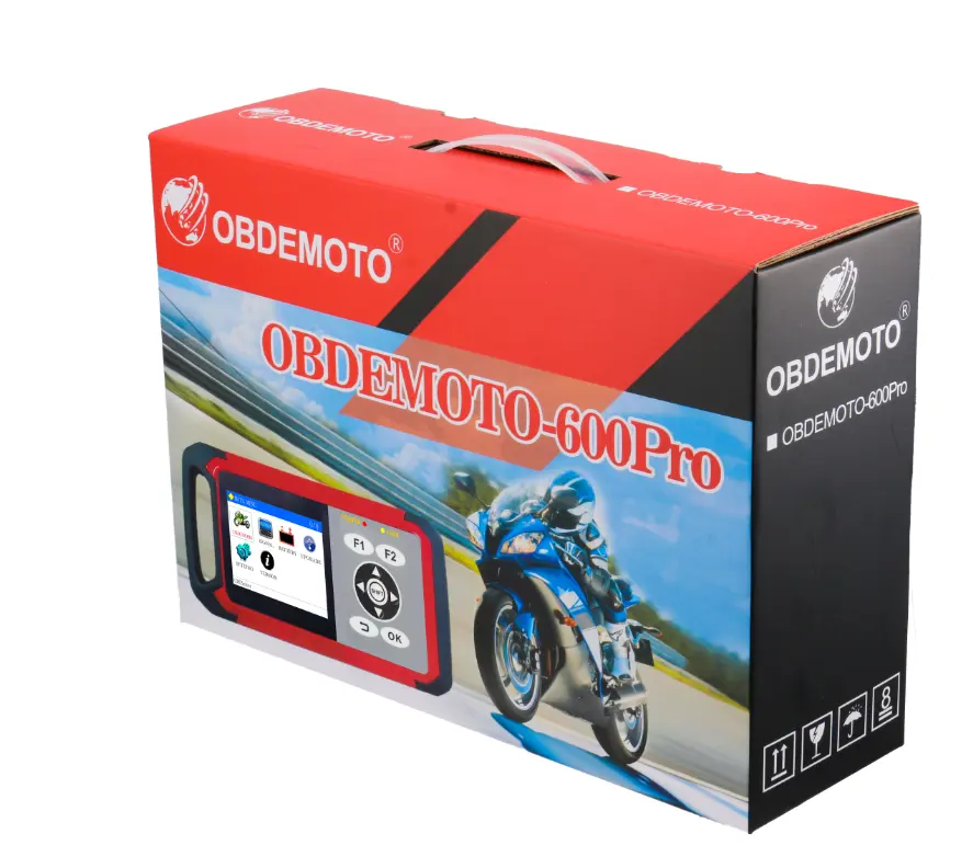OBDEMOTO 600pro motosiklet tarayıcı tek sürüm teşhis sistemi aracı otomatik araçlar için h-o-n-d-a için destek Y-A-M-A-H-A