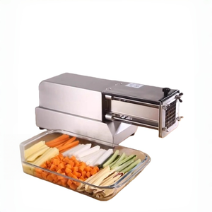Ba-trong-một tự động thép không gỉ điện pháp khoai tây chiên Máy cắt đẩy khoai tây Dải cắt cho rau - Product Image 1