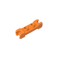 [Gobricks]GDS-90267 Plaque à double face avec embase à billes 1x2 en plastique ABS, pièces de construction à l'échelle 1:8