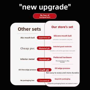 Mizzzee mystère vin rouge érotique adulte Couple SM Alternative choc électrique ensemble flirter corps complet retenue Bondage Gear - Product Image 4