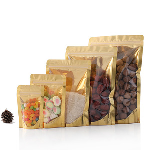 YR Wholesale Custom Resealable Plastic Bags Food Packaging Stand Up Pouch Zip Lock Bag