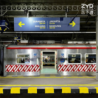 Signalisation de guidage de la plateforme et de la direction du train de qualité supérieure pour les grandes stations de métro souterraines