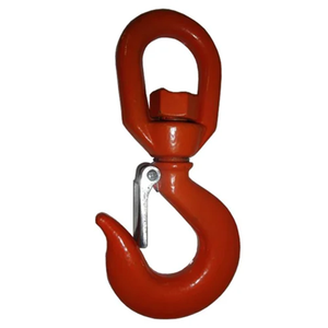 Swivel Hook Grade 80 Carbon Steel Galvanized Lifting Hook Heavy Duty Rotating Hook for <b>Material</b> <b>Handling</b> and Rigging Application - Product Image 1