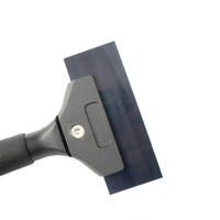 Grattoir en plastique OEM personnalisé avec logo pour film teinté de fenêtre et outil de nettoyage de film vinyle avec brosse grattoir en tendon de bœuf – Vente en gros