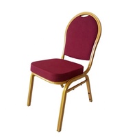 Chaise de banquet moderne King Throne Design pour hôtels restaurants empilable résine métal matériel pour mariages fêtes événements bars