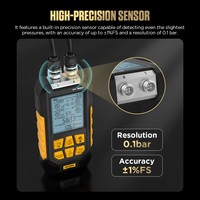 AUTOOL PT660 Détecteur de pression intelligent du système de freinage, kit de test de pression des conduites de liquide, capteurs haute précision pour voitures