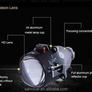 Lente de Proyector Xenón HID para Automóvil, Venta al por Mayor 2023, Lámpara sin Bombilla, Lente de Proyector Bi Xenón de 2.5 Pulgadas, Kits de Reequipamiento de Faros Delanteros - Product Image 4