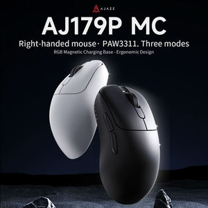 Ajazz AJ179P MC 2.4Ghz Wireless RGB Backlit Professional 6-Button Ergonomic Gaming <b>Mouse</b> 3 Mode 12K PAW3311 58g Lightweight - Product Image 1