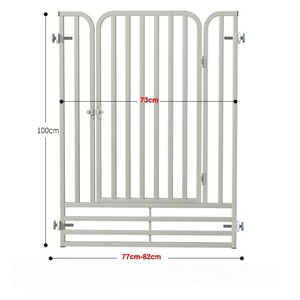 <span class=keywords><strong>Barrière</strong></span> de sécurité <span class=keywords><strong>pour</strong></span> animaux de compagnie sans perçage, réglable de 60 à 100 cm, en fer, <span class=keywords><strong>pour</strong></span> escaliers et portes, protection enfant, sans perçage - Product Image 3
