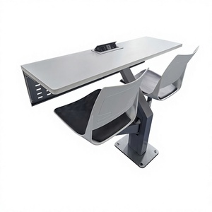 Chaise de bureau scolaire Leadcom LS-420 en bois, pour salle de conférence, sièges collaboratifs, siège pivotant à 360 degrés, design moderne, usage commercial - Product Image 1