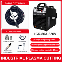 Mini machine de découpe plasma CNC Lgk80A220v monophasée, découpeuse plasma, machine de découpe plasma portable, machine de découpe plasma à air