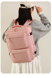 <b>Large</b> Capacity Anti-Theft Travel Laptop <b>Backpack</b>, Waterproof USB Charging Business Daypack with Separate Shoe Compartment - Product Image 3