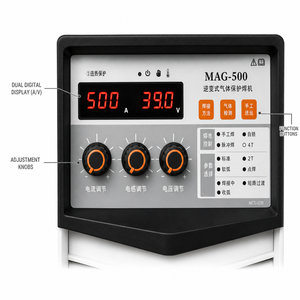 Machine à souder MIG industrielle 500A, soudeuse à inverter protégée par gaz CO2, triphasée 380V, MAG MMA double IGBT, fil de 0,8-1,4 mm - Product Image 5
