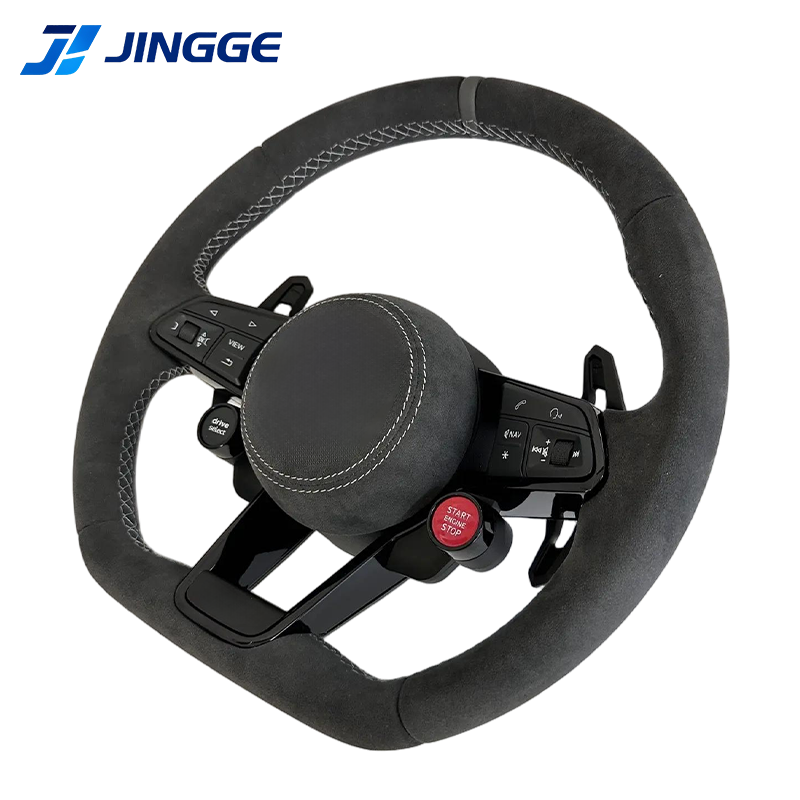 Style 5 gris étiquette noir Alcantara