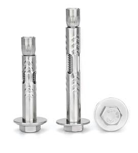 Zhanhang Bevestigingsmiddelen M6 M8 M10 M12 M16 RVS Glanzend Ongecoate Verwijderbare Zeskantkop Bouw Chemische Betonanker - Product Image 4