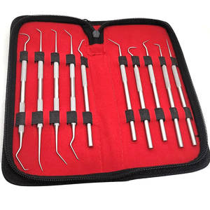 Equipo de Laboratorio Dental, Instrumentos Manuales de Acero Inoxidable para Examen Dental, Incluye Exploradores y Scalers - Product Image 4