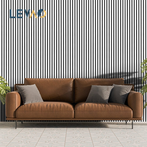 Nouvelles Têtes de Lit Sensorielles Blanches Décoratives, Panneaux Muraux Acoustiques en MDF Rainurés et Isolants Phoniquement pour Enfants - Product Image 1