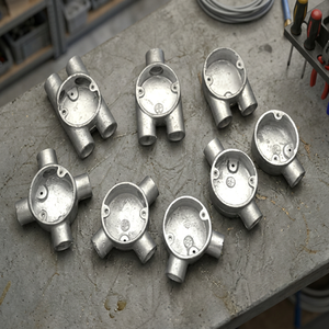 Boîte de jonction industrielle personnalisée à 3 voies en fonte galvanisée, connecteur de conduit de câble pour câblage électrique - Product Image 3