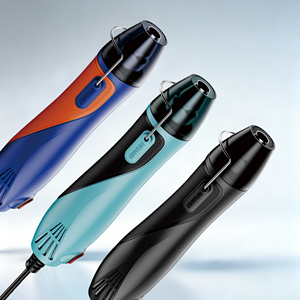 Mini <span class=keywords><strong>Pistola</strong></span> de Calor Portátil Eléctrica de 60/300W, Doble Velocidad, <span class=keywords><strong>Aire</strong></span> <span class=keywords><strong>Caliente</strong></span>, Temperatura Ajustable, Multifuncional para <span class=keywords><strong>Manualidades</strong></span> - Product Image 2