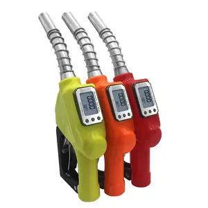 Brandstofpomp nozzle met GPI flow meter, gas station vulmondstuk met digitale flow meter