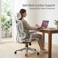 Chaise de jeu AOR en fibre de nylon, cadre en plastique, coussin lombaire incurvé, tige de pression anti-explosion, vente en gros d'usine