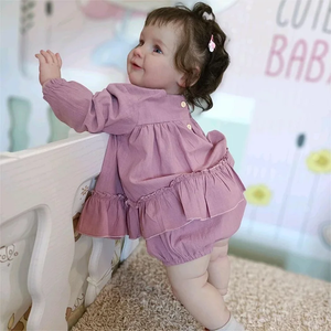 R&B Groothandel Hoge Kwaliteit 24 Inch 60CM Grote Reborn Meisjes Realistische Vinyl Katoenen Lichaam Zachte Sale Echte Siliconen Reborn Baby Poppen - Product Image 4