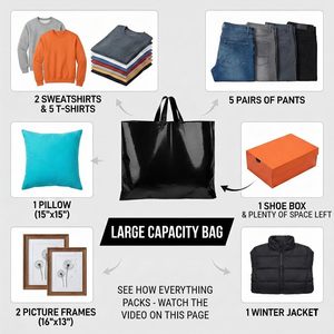 Camtoms Large Thank You <b>Bags</b> With Handles 19x15 Shopping <b>Bag</b> For <b>Small</b> Business And Boutiques 3 Mil Extra Thick Retail - Product Image 6