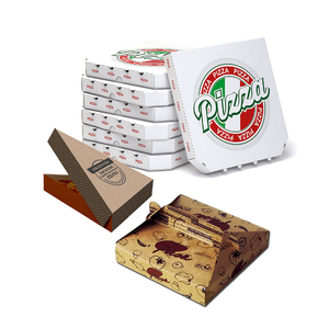 Vente en gros <span class=keywords><strong>de</strong></span> contenants alimentaires jetables en kraft personnalisés, boîtes à pizza, frites, <span class=keywords><strong>poulet</strong></span>, cartons <span class=keywords><strong>de</strong></span> 12, 16, 18 pouces, 26, 33 cm, boîtes à pizza en tranches - Product Image 2