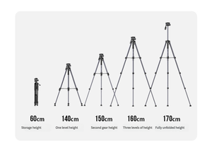 Trípode de <span class=keywords><strong>Aluminio</strong></span> de 1.8 m de Fábrica para Fotografía con Teléfono y Cámara - Product Image 3