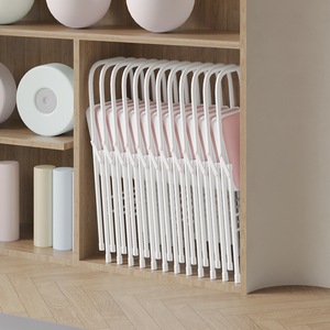 Silla de Yoga Plegable con Marco Metálico Negro para Uso Doméstico y en Oficinas Públicas - Product Image 4
