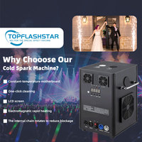 Machine à feux d'artifice 750W à prix d'usine, machine à étincelles froides sans fil DMX512 avec télécommande pour mariage et fête