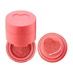 Palette de maquillage contouring liquide minérale longue tenue, fini naturel, étanche, avec coussin d'air, en forme de cœur, blush <span class=keywords><strong>orange</strong></span> - Product Image 2