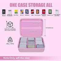 Étui rigide en EVA multi-types pour cartes de jeu, organisateur universel de cartes de collection, anti-chute, portable, boîte de rangement pour jeux de cartes