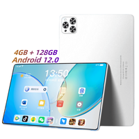 Tablet PC Personalizada OEM al por Mayor de 10.1 Pulgadas Octa Core Android 12.0 IPS 1280*800 Red 4G 4GB RAM 32GB 64GB 128GB ROM WIFI GPS