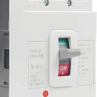 Disjoncteur à boîtier moulé 630A 3P MCCB 400V avec unité de déclenchement thermique-magnétique blanc DMC 35kA pour distribution électrique