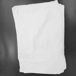 100 कपास ने सफेद शेटिंग रैग्स ड्रेप डे लिट ब्लैंक शिफॉन डी कोटन मानक रैग्स सफाई कपड़े लिंट मुक्त रैग्स - Product Image 5