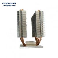 Custom-made CPU Fins Graphics Cards Heat Sink OEM Aluminum Sheet Metal Stamping Parts Zinc/Chrome Plating