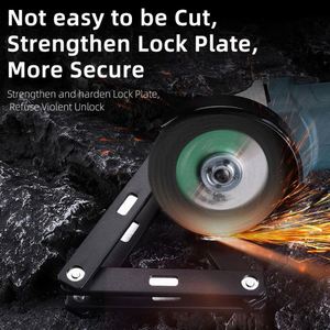 WEST BIKING – cadenas pliable compact en acier, antivol, pour vélo, moto, scooter électrique, cadenas de sécurité haute sécurité pour vélo - Product Image 5