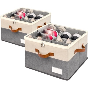 Boîte de rangement à chaussures pliable 16 compartiments, couvercle transparent, style japonais, capacité 18L, vente chaude transfrontalière, approvisionnement direct - Product Image 1