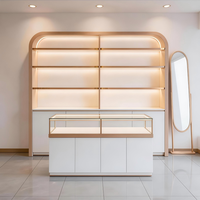 Bijouterie moderne Meuble en bois pour magasin de bijoux Armoire à miroir en verre Vitrine pour magasin de meubles Design pour magasin de bijoux