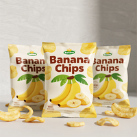Sacs d'emballage personnalisés en aluminium pour fruits secs, mangues, chips de bananes, snacks, avec fermeture éclair