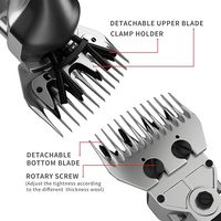 Verstellbare Hochleistungs-Schaf-Tufting-Schermaschine, Elektrische Schafschermaschine für Teppich-Tufting, Trimmer und Schnitzer