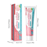 Dentifrice Blanchissant Anti-Taches pour Fumeurs, Prêt à l'Expédition, Probiotique, Antibactérien, Pâte Nettoyante pour les Dents en Gros