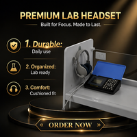 Headset Audio untuk Pembelajaran Bahasa, Model GD609 untuk Pelatihan Sekolah