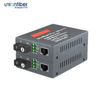 Convertidor de Medios Gigabit de 2 Puertos Netlink Htb Gs 03b, 20KM, 2Sfp, Switch de Fibra Óptica Gigabit de 8 Puertos, Estilo Moderno para CCTV, OEM