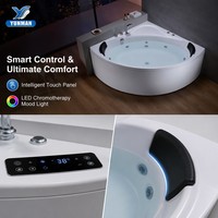 Baignoire de massage autoportante moderne de luxe certifiée CUPC CE SAA en acrylique pour projets hôteliers et villas